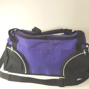 3 for $25- NWOT Unisex Purple & Black Sports Bag/ Carry On